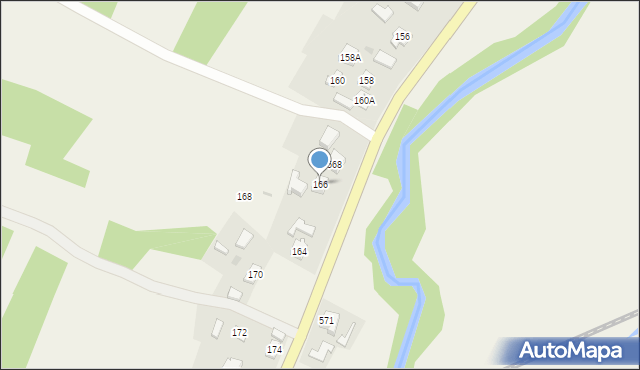 Manasterz, Manasterz, 166, mapa Manasterz