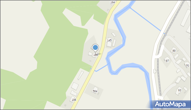 Manasterz, Manasterz, 196, mapa Manasterz