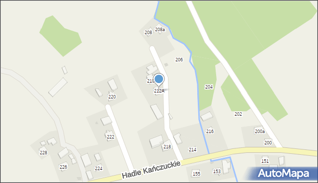 Manasterz, Manasterz, 212A, mapa Manasterz