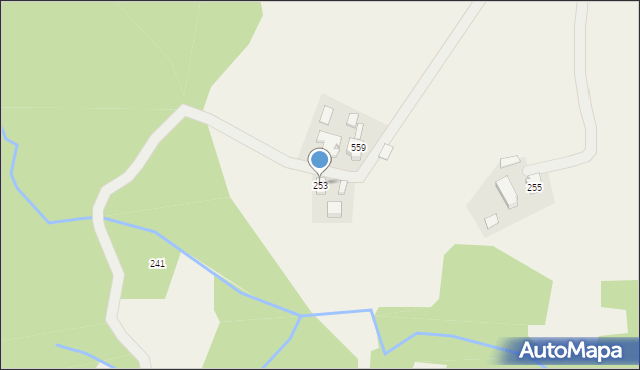 Manasterz, Manasterz, 253, mapa Manasterz