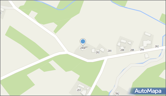 Manasterz, Manasterz, 292a, mapa Manasterz