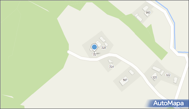 Manasterz, Manasterz, 31, mapa Manasterz