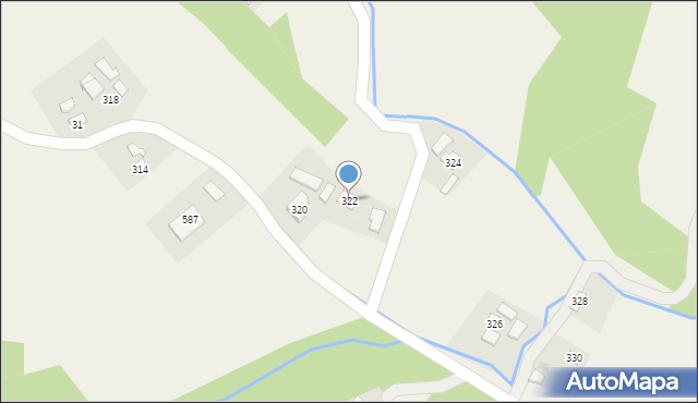 Manasterz, Manasterz, 322, mapa Manasterz