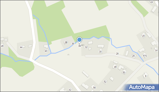 Manasterz, Manasterz, 34, mapa Manasterz