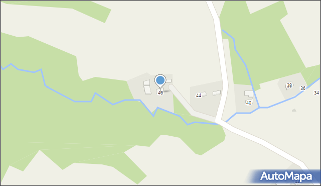 Manasterz, Manasterz, 46, mapa Manasterz