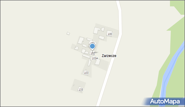 Manasterz, Manasterz, 102, mapa Manasterz