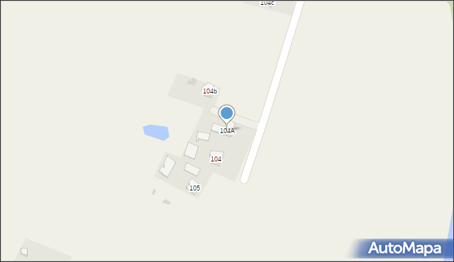 Manasterz, Manasterz, 104A, mapa Manasterz