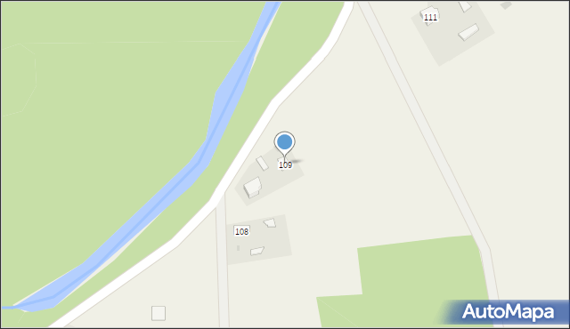 Manasterz, Manasterz, 109, mapa Manasterz