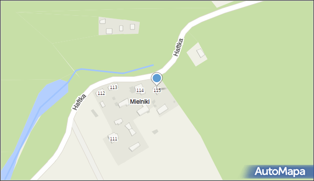 Manasterz, Manasterz, 115, mapa Manasterz