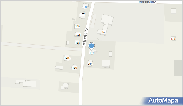 Manasterz, Manasterz, 131, mapa Manasterz