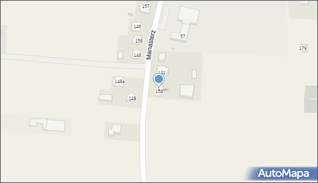 Manasterz, Manasterz, 154, mapa Manasterz