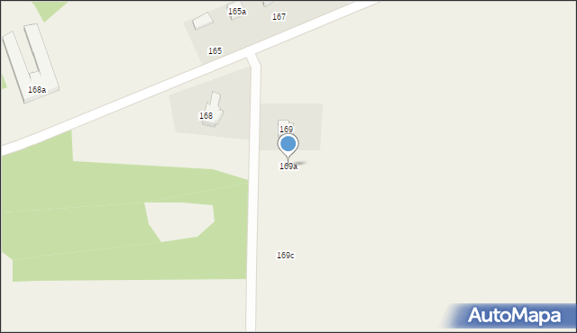 Manasterz, Manasterz, 169a, mapa Manasterz