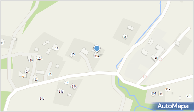 Manasterzec, Manasterzec, 15A, mapa Manasterzec