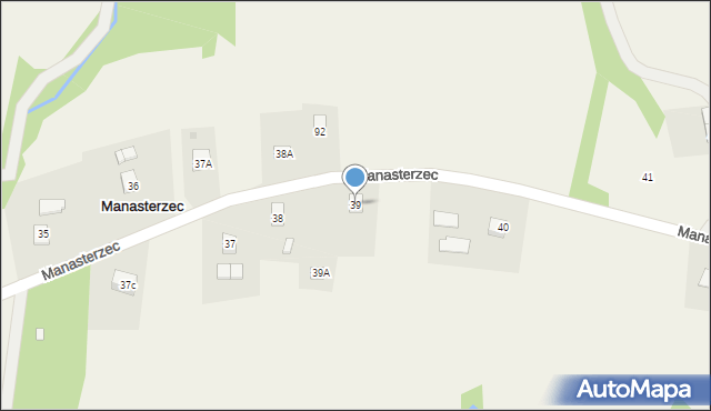 Manasterzec, Manasterzec, 39, mapa Manasterzec