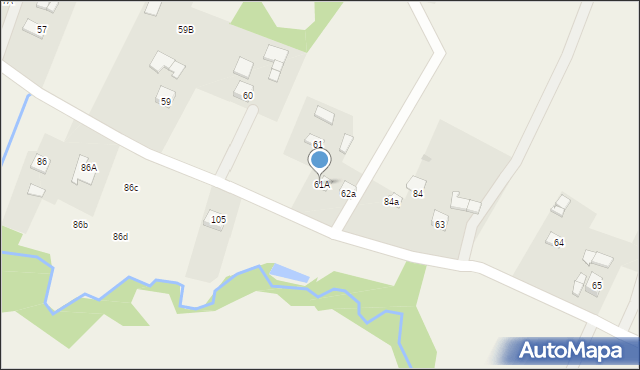 Manasterzec, Manasterzec, 61A, mapa Manasterzec