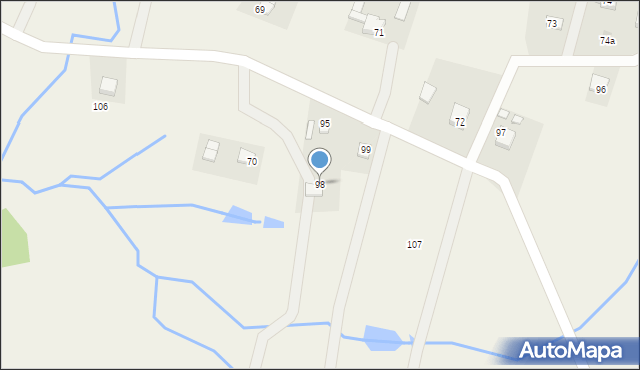 Manasterzec, Manasterzec, 98, mapa Manasterzec