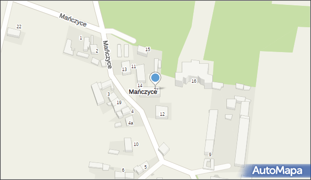 Mańczyce, Mańczyce, 21, mapa Mańczyce