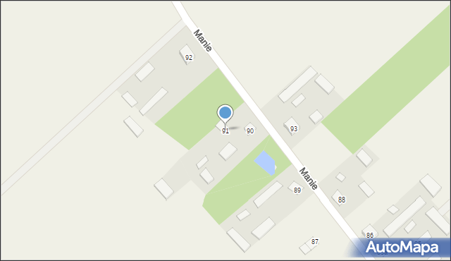 Manie, Manie, 91, mapa Manie