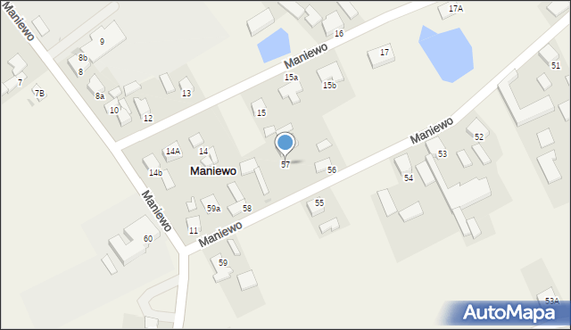 Maniewo, Maniewo, 57, mapa Maniewo