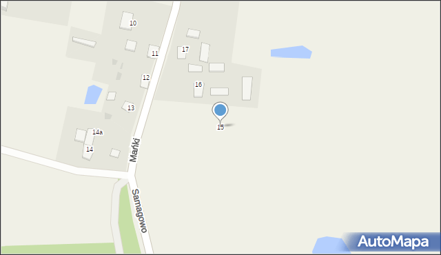 Mańki, Mańki, 15, mapa Mańki