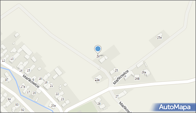 Mańkowice, Mańkowice, 24, mapa Mańkowice