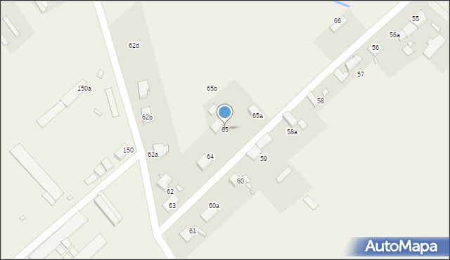 Mańkowice, Mańkowice, 65, mapa Mańkowice