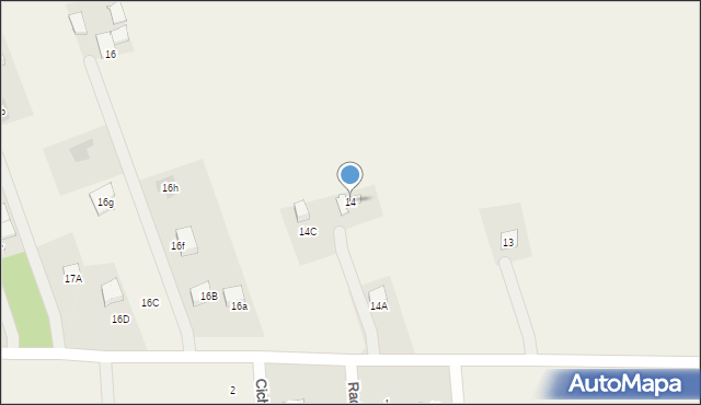 Mańkowo, Mańkowo, 14, mapa Mańkowo