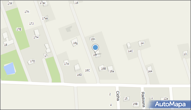 Mańkowo, Mańkowo, 16f, mapa Mańkowo