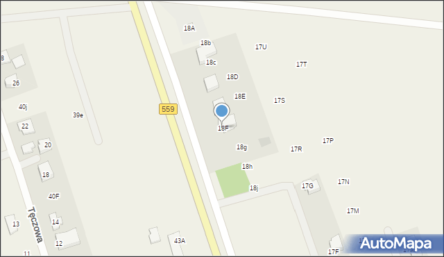 Mańkowo, Mańkowo, 18F, mapa Mańkowo