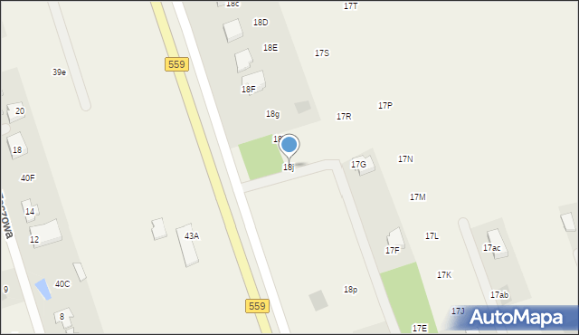 Mańkowo, Mańkowo, 18j, mapa Mańkowo
