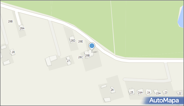 Mańkowo, Mańkowo, 26a, mapa Mańkowo