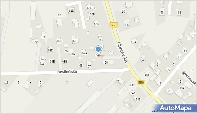 Mańkowo, Mańkowo, 65, mapa Mańkowo