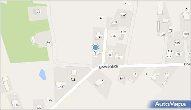 Mańkowo, Mańkowo, 71l, mapa Mańkowo