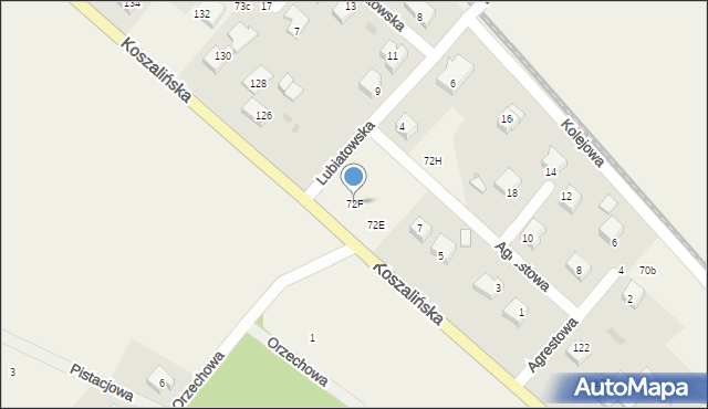 Manowo, Manowo, 72F, mapa Manowo