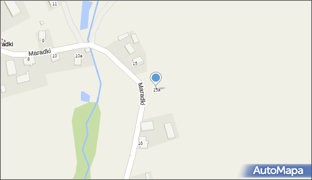 Maradki, Maradki, 15a, mapa Maradki