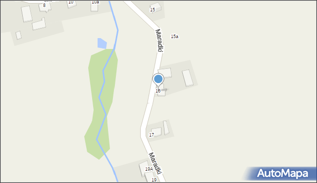 Maradki, Maradki, 16, mapa Maradki