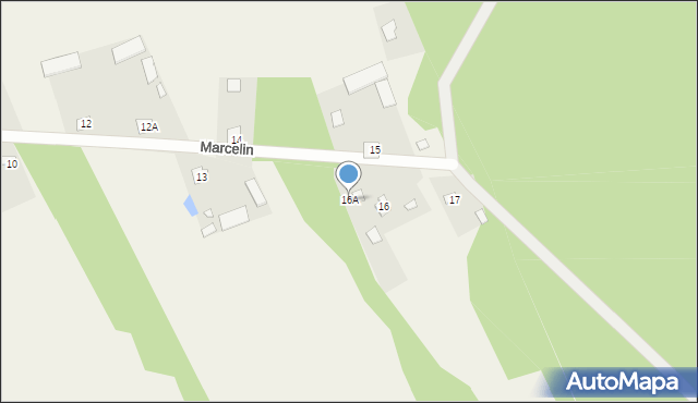 Marcelin, Marcelin, 16A, mapa Marcelin