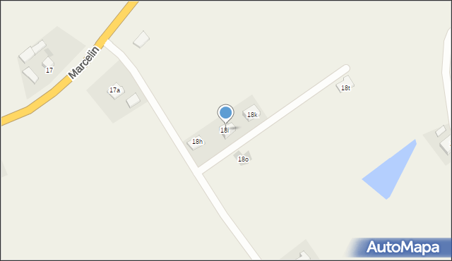 Marcelin, Marcelin, 18i, mapa Marcelin