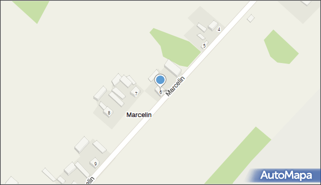 Marcelin, Marcelin, 6, mapa Marcelin