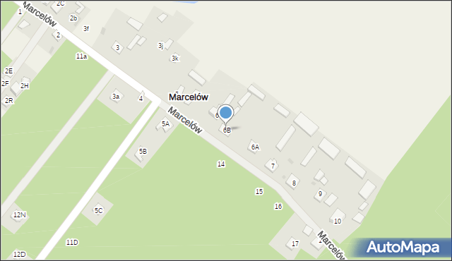 Marcelów, Marcelów, 6B, mapa Marcelów