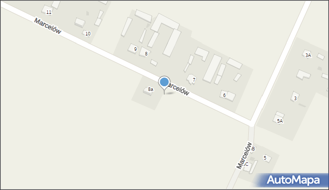 Marcelów, Marcelów, 7a, mapa Marcelów