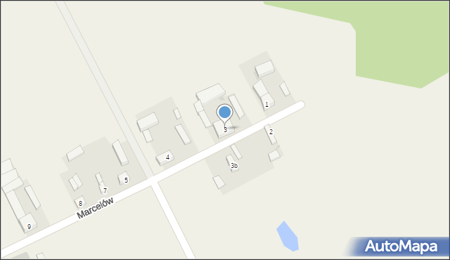 Marcelów, Marcelów, 3, mapa Marcelów
