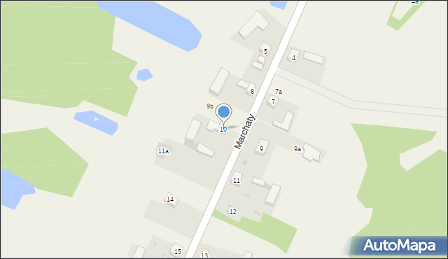 Marchaty, Marchaty, 10, mapa Marchaty