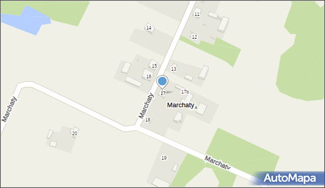 Marchaty, Marchaty, 17, mapa Marchaty