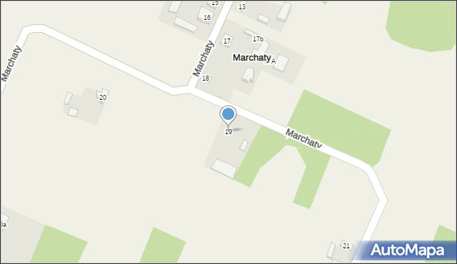 Marchaty, Marchaty, 19, mapa Marchaty