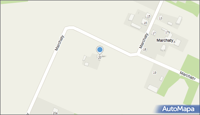 Marchaty, Marchaty, 20, mapa Marchaty