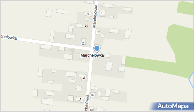 Marchelówka, Marchelówka, 13a, mapa Marchelówka