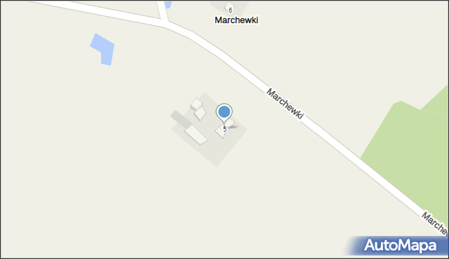 Marchewki, Marchewki, 5, mapa Marchewki