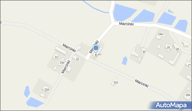 Marcinki, Marcinki, 31, mapa Marcinki