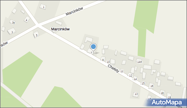 Marcinków, Marcinków, 7a, mapa Marcinków